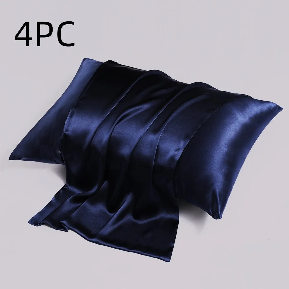 Zipper silk pillowcase in mulberry silk, double-sided, sizes 51x66cm 51x76cm 51x91cm, eight colours
