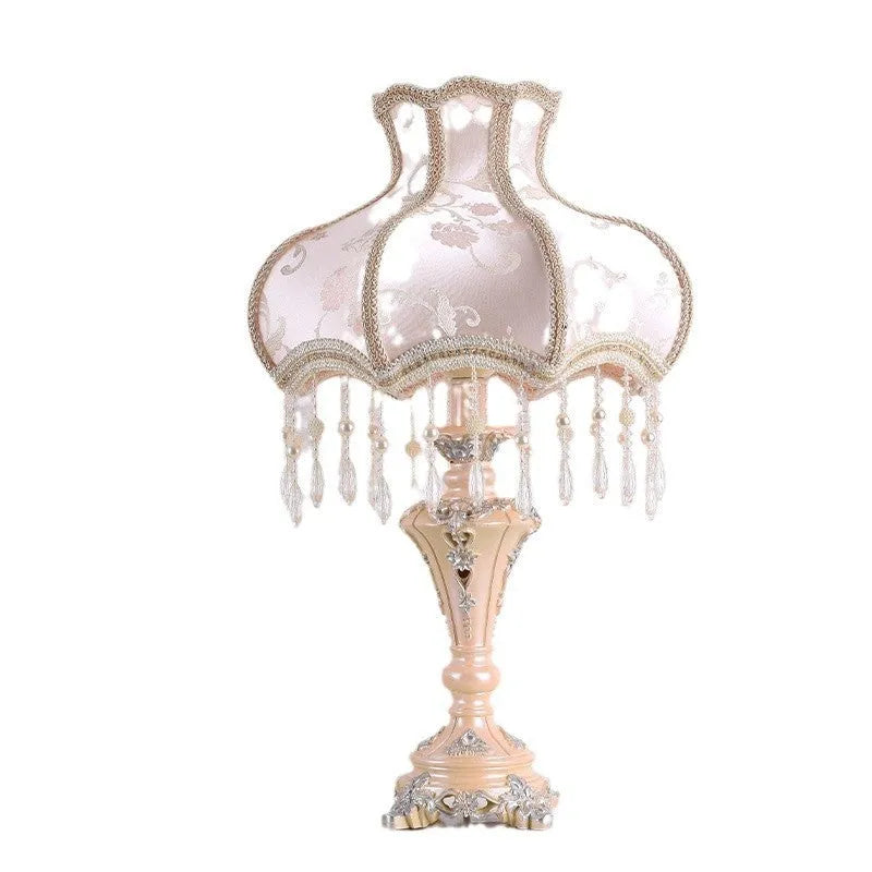 European-style romantic princess table lamp 55cm high with remote control and dimmer switch