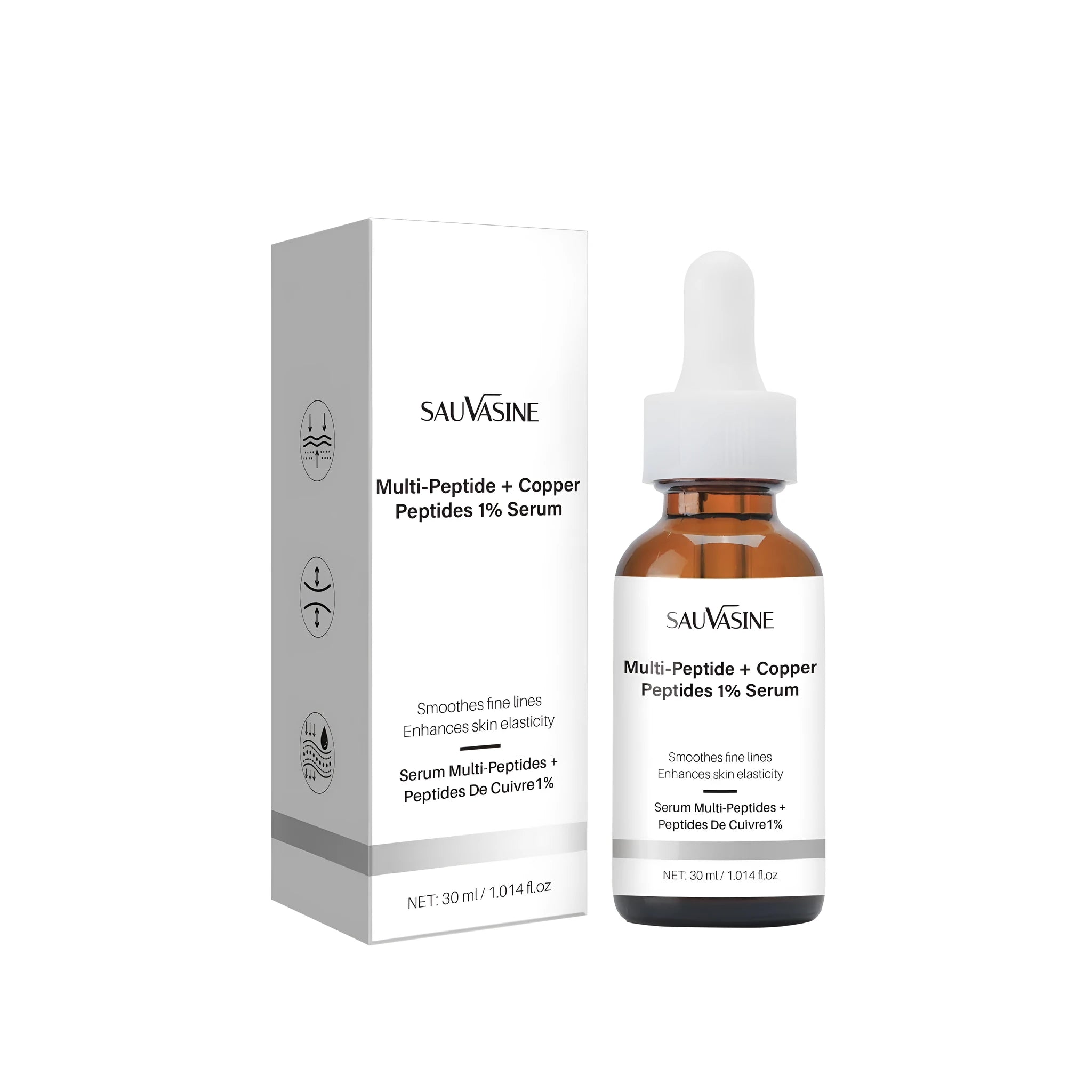 30ml bottle of moisturising care oil for skin fading and wrinkles
