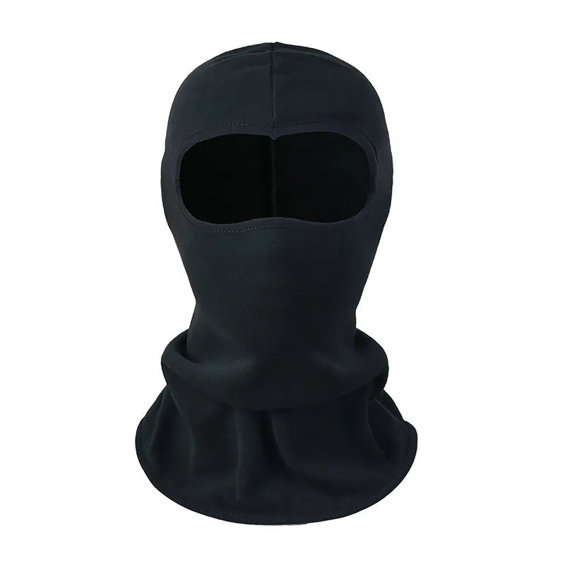 Cotton motorcycle riding head cover and gloves set in a dome cap style for men and women.