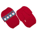 Red jacquard acrylic Christmas sweater for small dogs and cats, five sizes XS-XL, Europe America style
