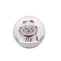 Black JDM Lucky Cat acrylic gear head with three adapters for universal fit