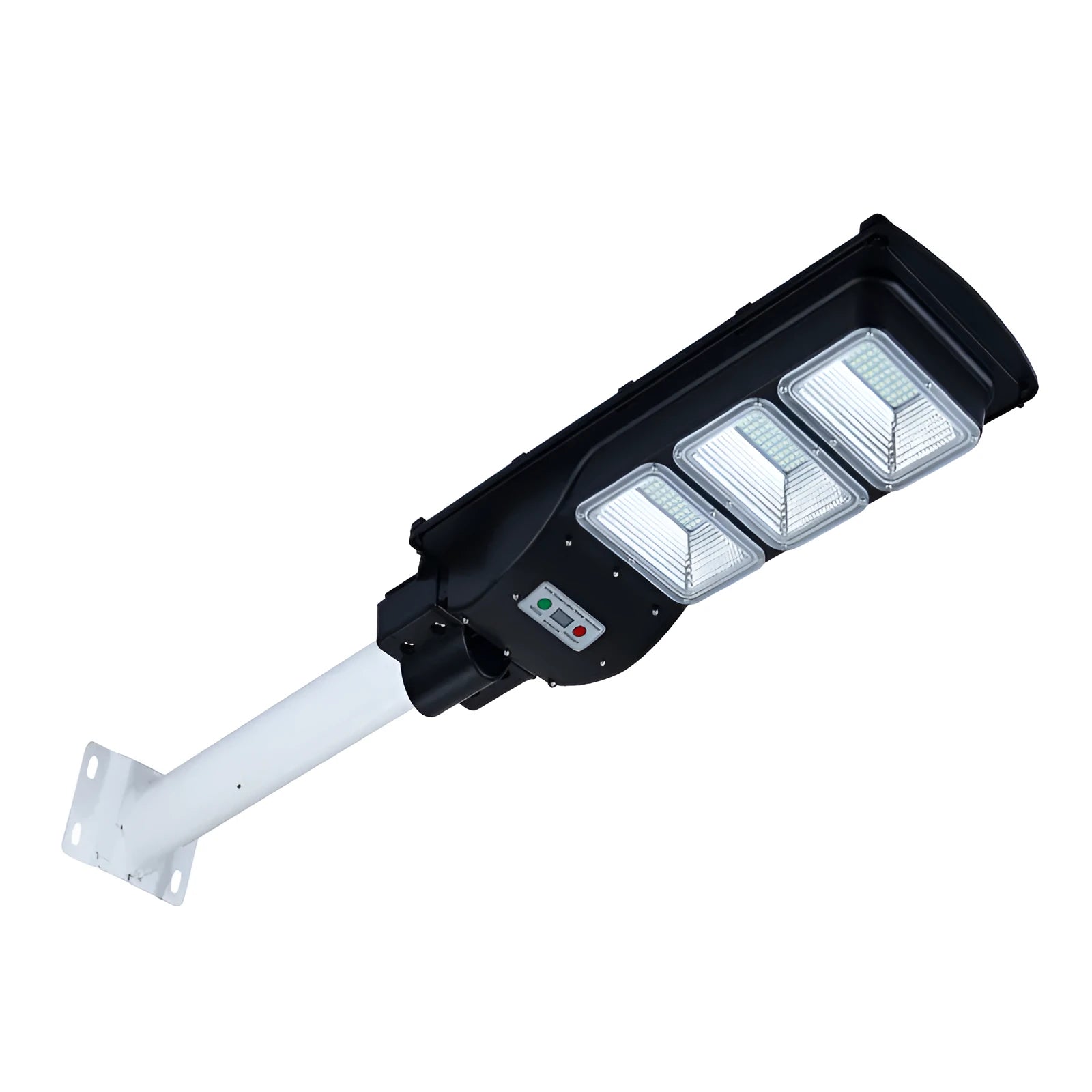 60W integrated solar street light unit for outdoor household and garden use.