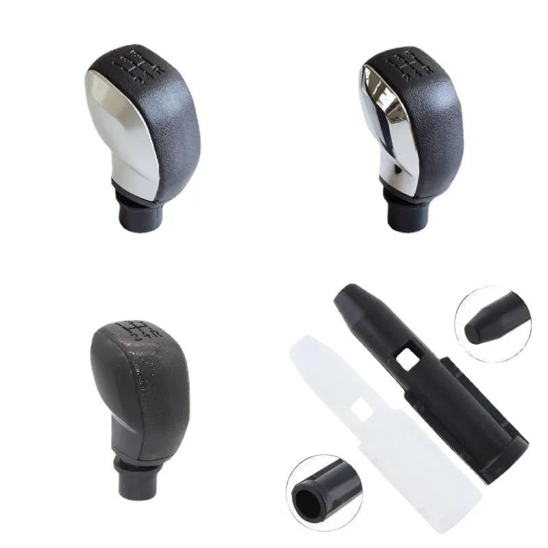 Leather gear shift head for Peugeot and Citroen cars with choice of coloured side covers.