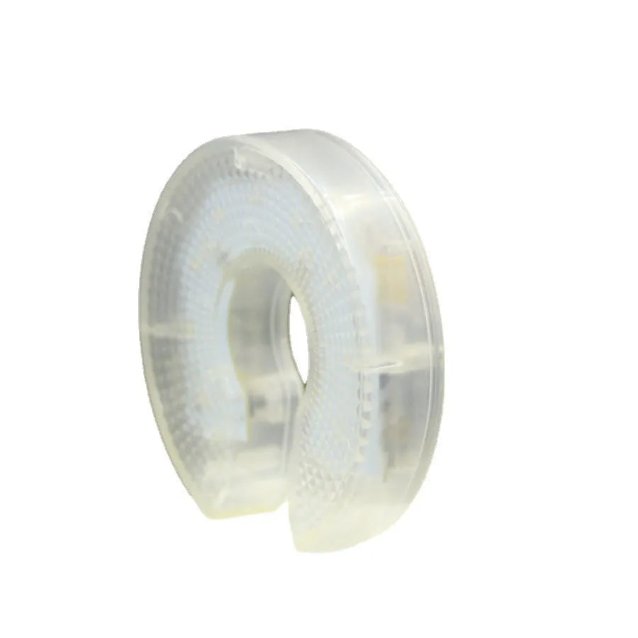LED golf ball hole light with transparent shell and ABS body, 10cm, 4-pack with screwdriver