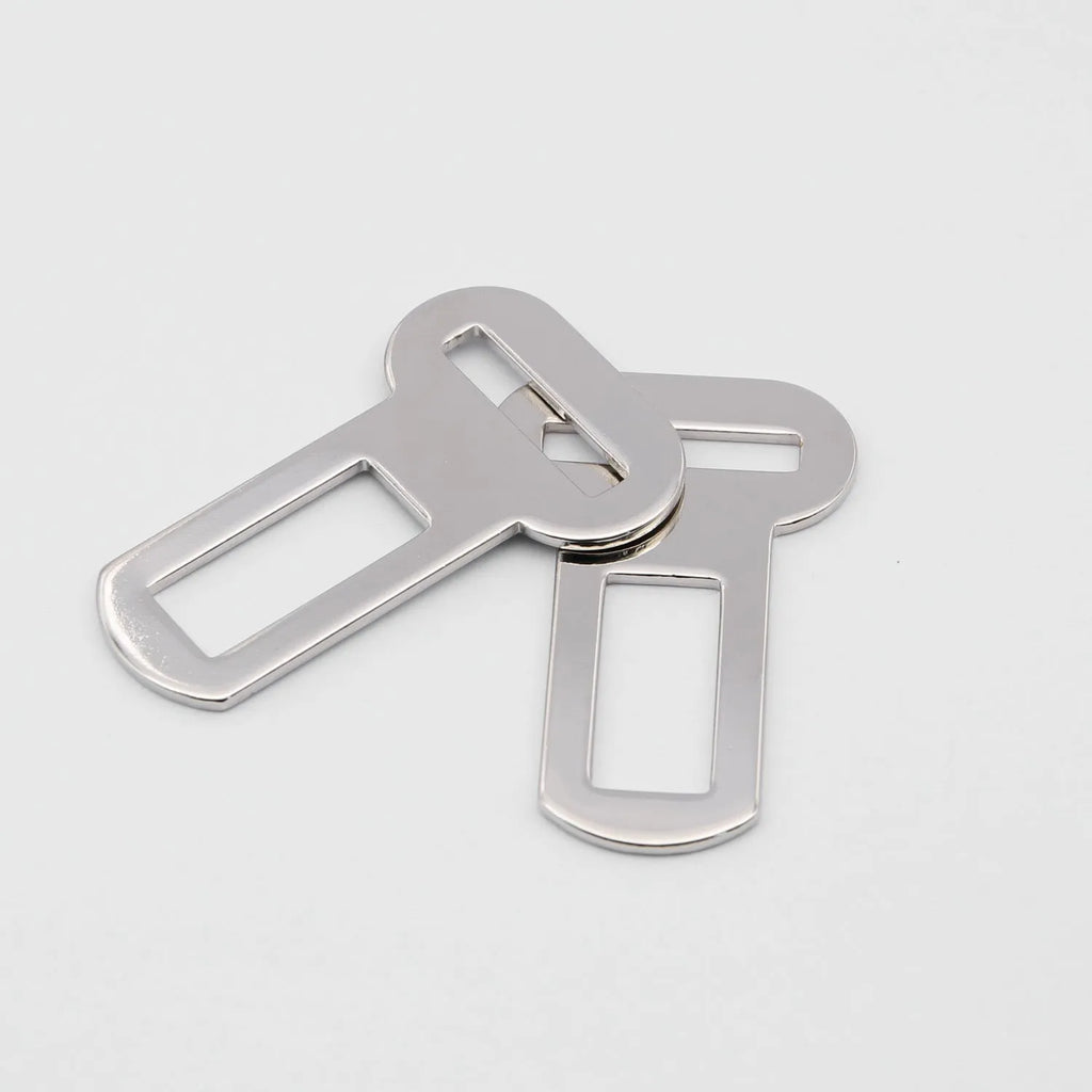 26mm silvery metal pet safety buckle for leash and car restraint connections
