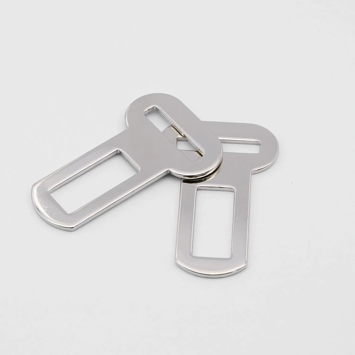 26mm silvery metal pet safety buckle for leash and car restraint connections