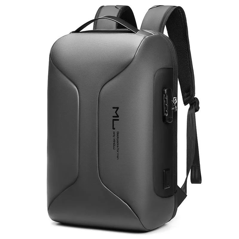 Men's large capacity business backpack in Oxford cloth with air pillow belt system