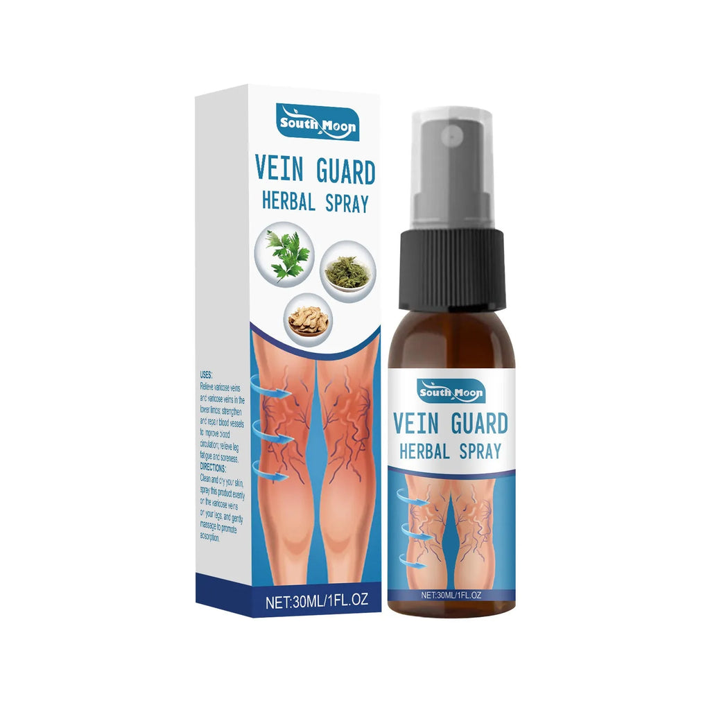 30ml bottle of gentle herbal body care spray with botanical extracts.