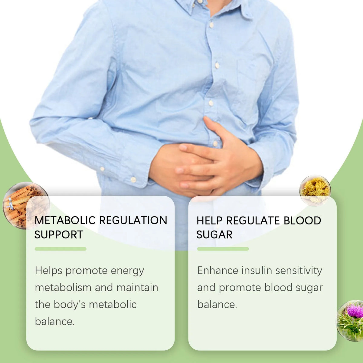 30ml intestinal dietary supplement droplet with inulin, cinnamon bark extract and milk thistle extracts