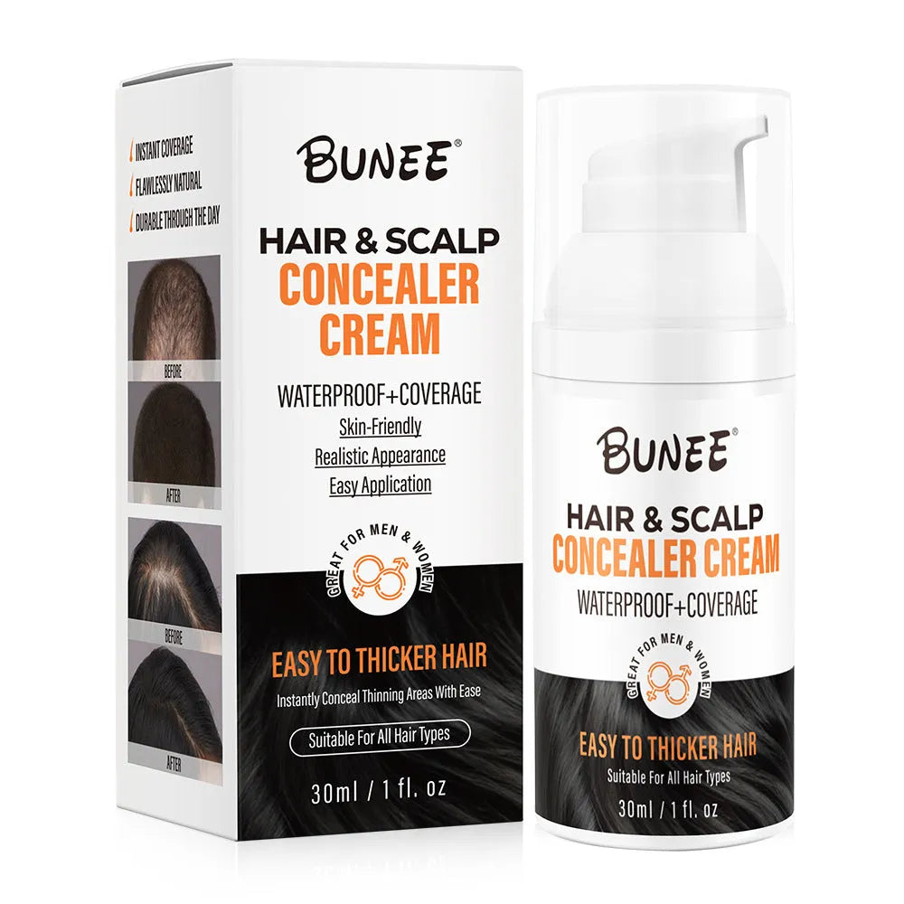 30 ml scalp concealment pomade tube for covering thinning hair areas with nourishing formula