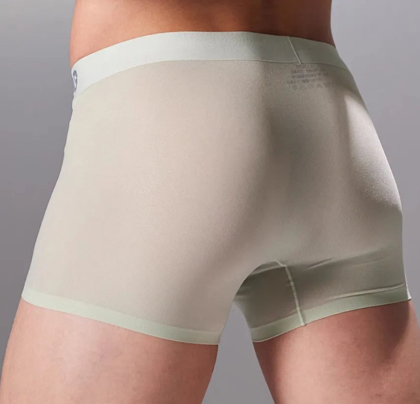 Seamless antibacterial fitness underwear in four colour options with size range from L to 3XL