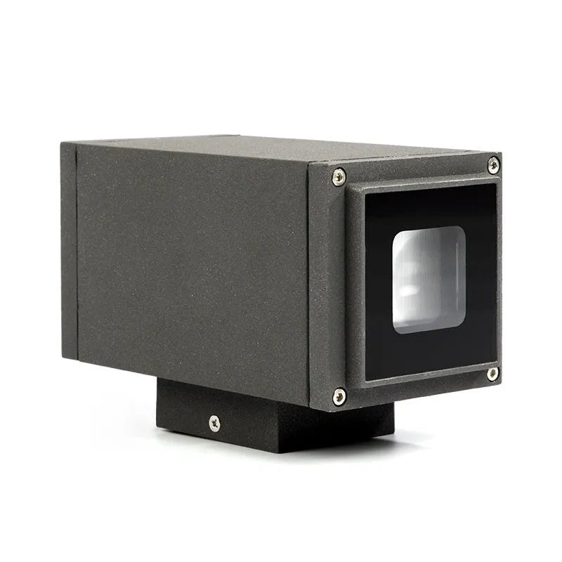 Outdoor wall lamp double head IP65 waterproof aluminium alloy facade lighting with warm 3000K colour