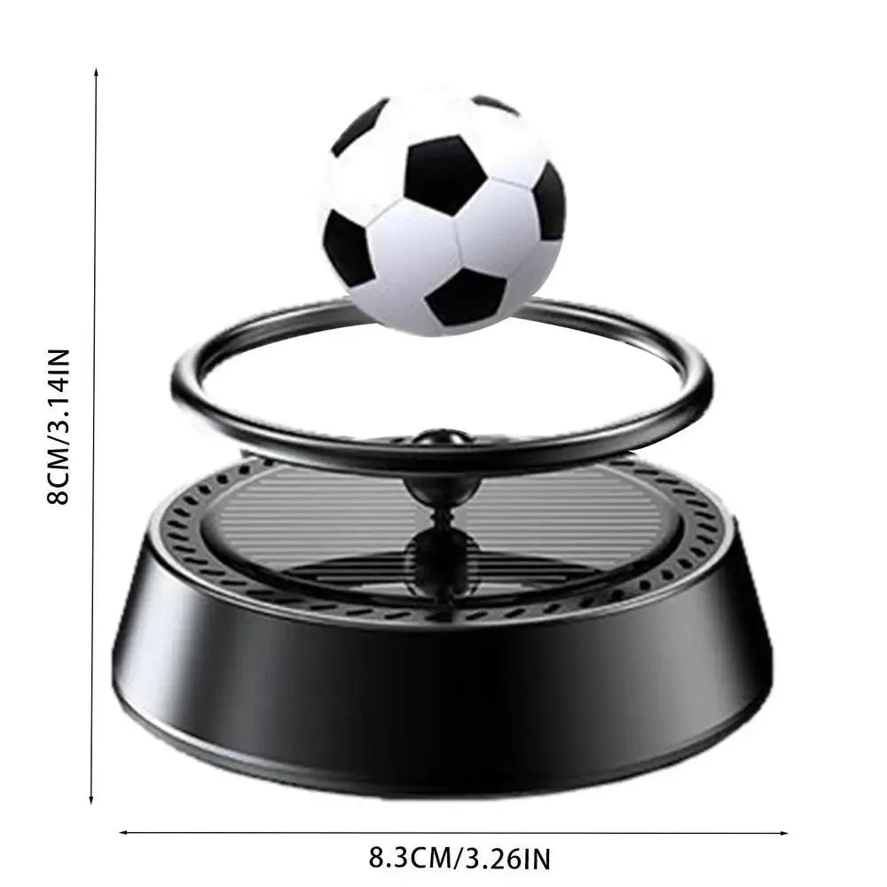 Car aromatherapy rotating football spirit hanging metal ornament with net content 5-10 ml