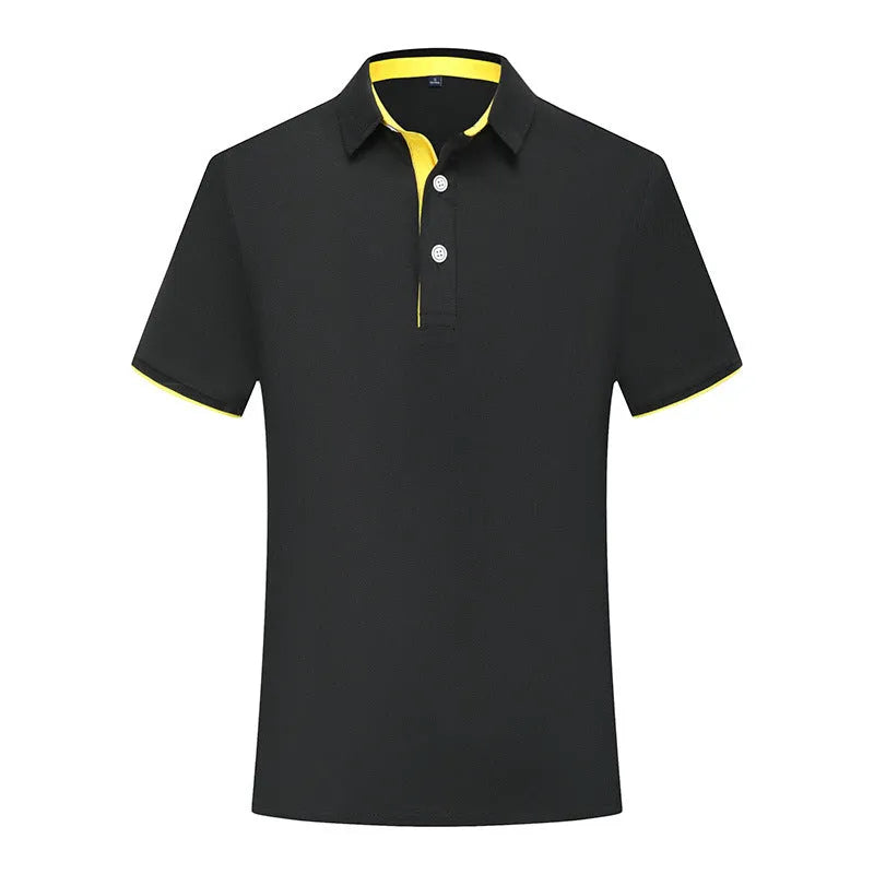 Unisex fruit waiter T-shirt in solid colour polyester, sizes S-4XL, thin pullover top for restaurant and leisure wear.