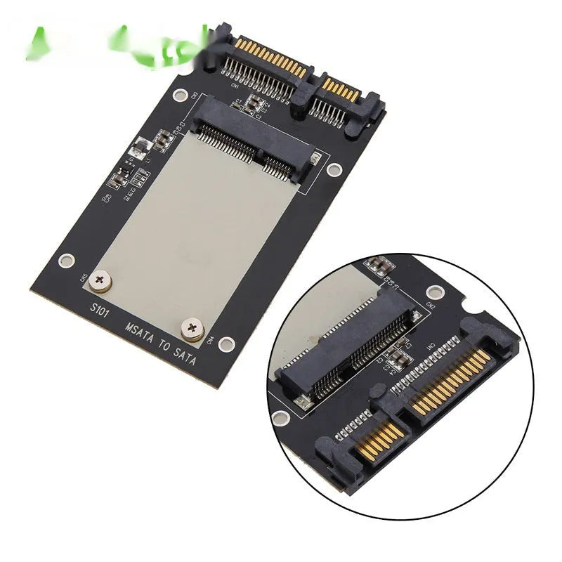 M.2 NGFF to SATA3.0 SSD adapter card with mSATA and dual card options, USB3.0 interface