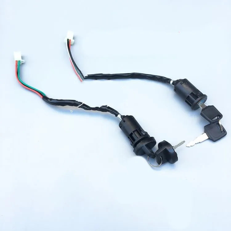 Waterproof electric door lock for car accessories with plastic housing