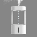 Anti-gravity water drop humidifier with USB cable and 580ml water tank