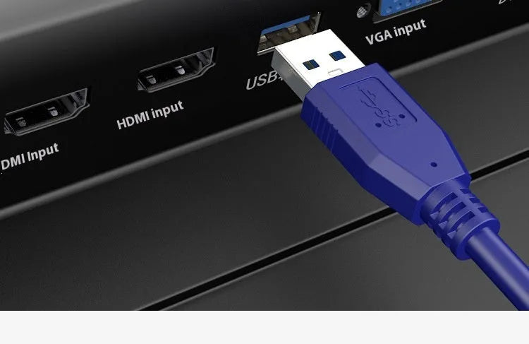 USB 3.0 A Male to A Male data cable for external hard drive enclosures with nickel-plated connectors.