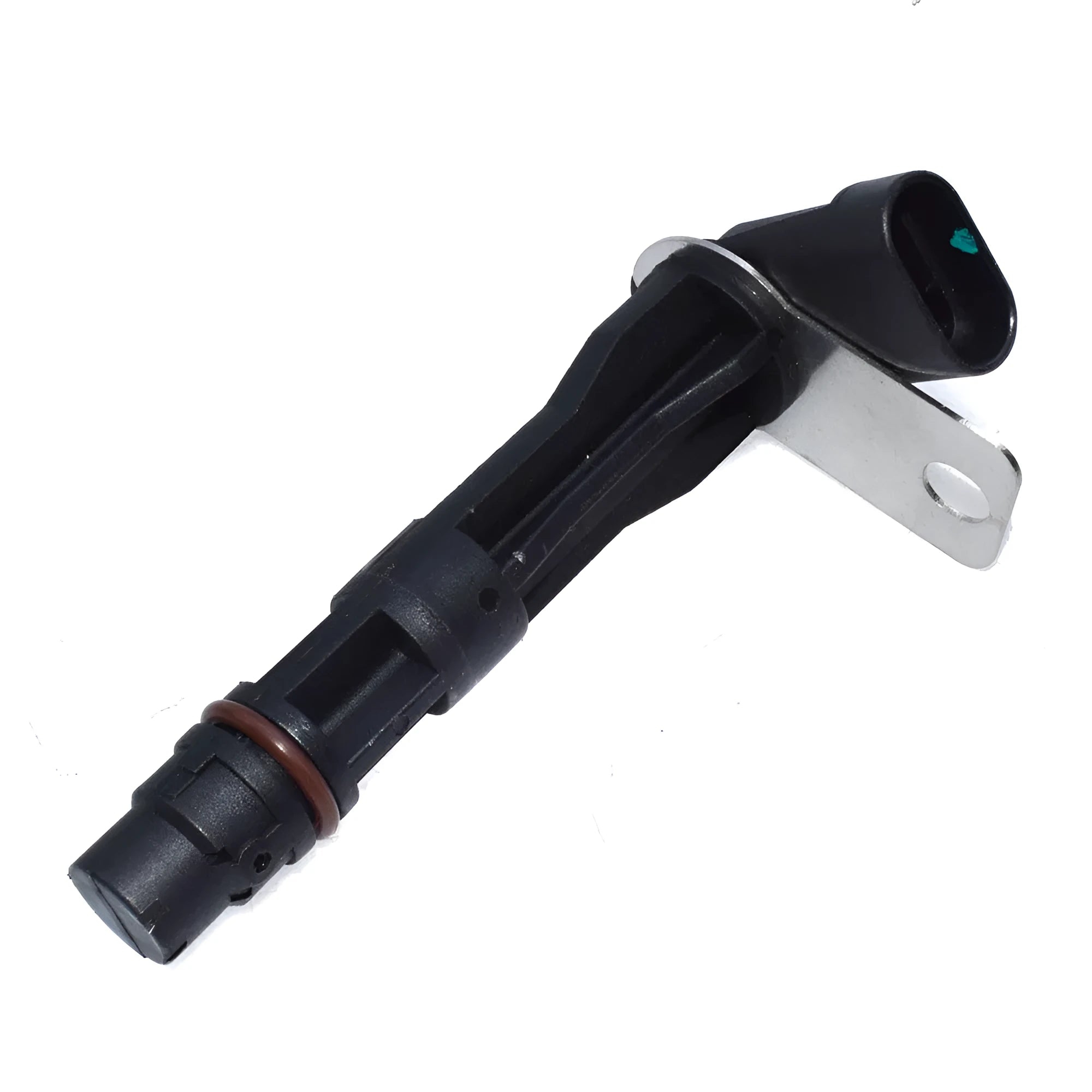 Black universal automotive sensor for General Motors vehicles with multiple model compatibility
