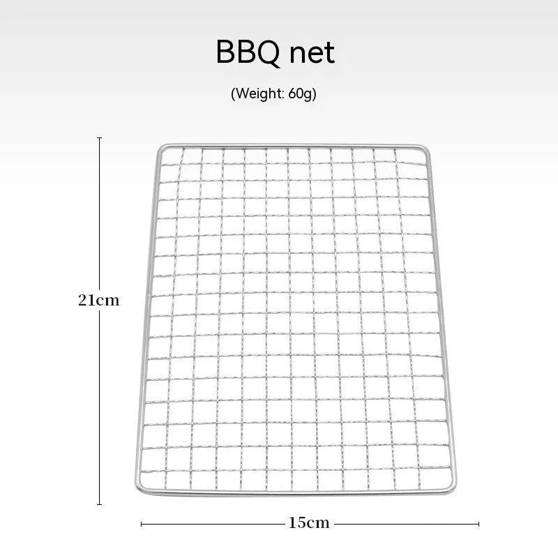 Stainless steel folding barbecue oven with large grill rack and storage bag for outdoor cooking