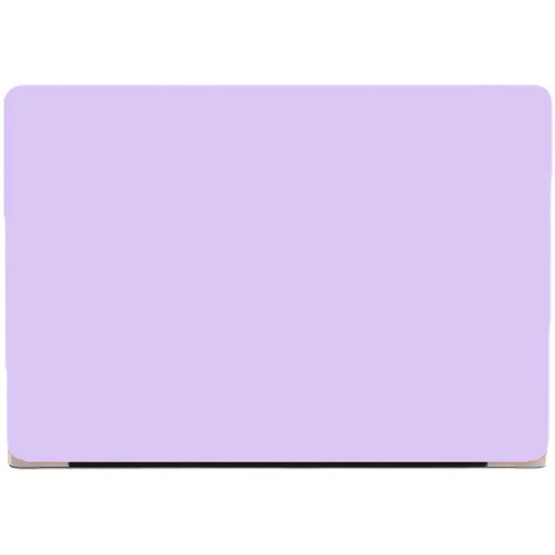 Taro mud bobo coloured hard plastic laptop shell for MacBook, simple style, clip-on design