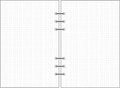 A5 loose-leaf refill with Daolin paper, 6-hole punch, blank dot and line ruling options