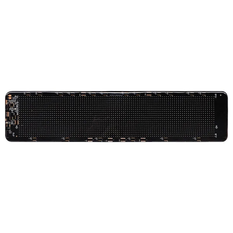 LED smart bumper sticker with a large rectangular HD screen displayed on a mobile phone