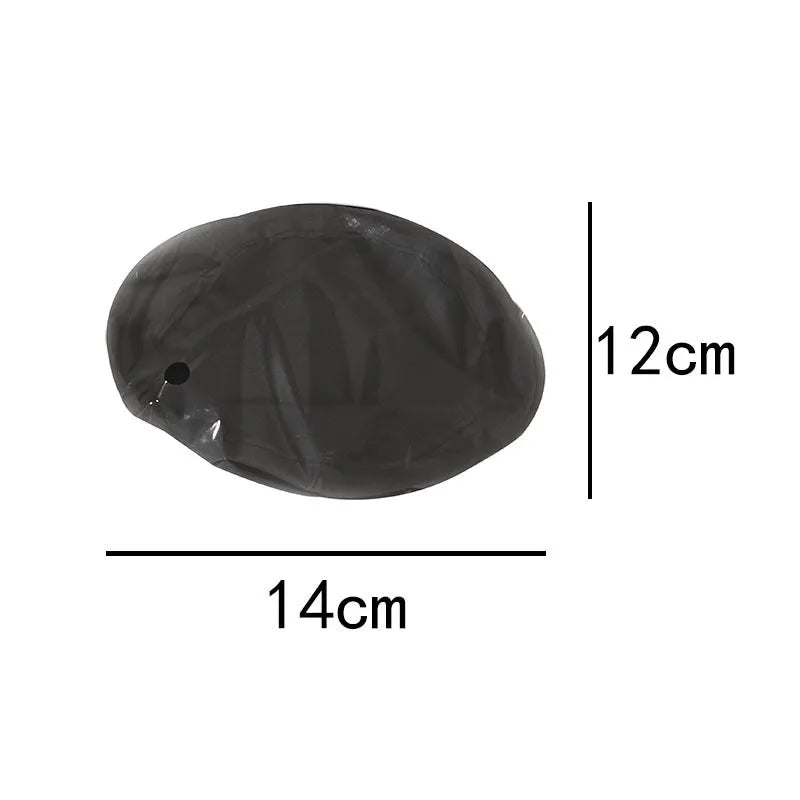 Black car phone holder sunshade shield with ribbon side block attached to vehicle air outlet