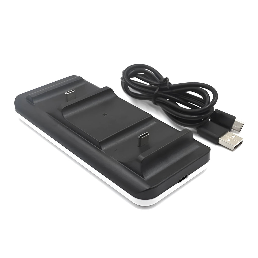 Handle seat charging cable adapter for PS5, Type-C interface, ABS material, black colour, compact size
