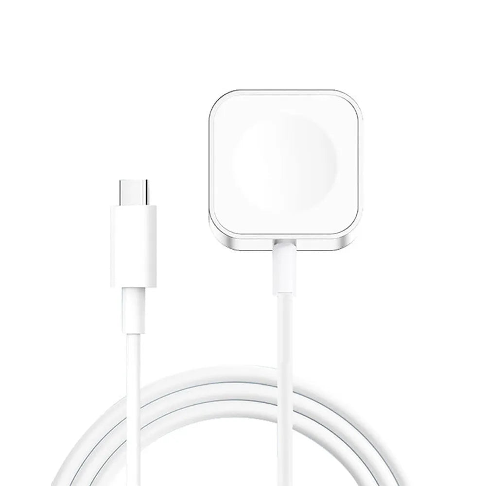 Magnetic wireless charger for watch mini in Black standard edition on a surface