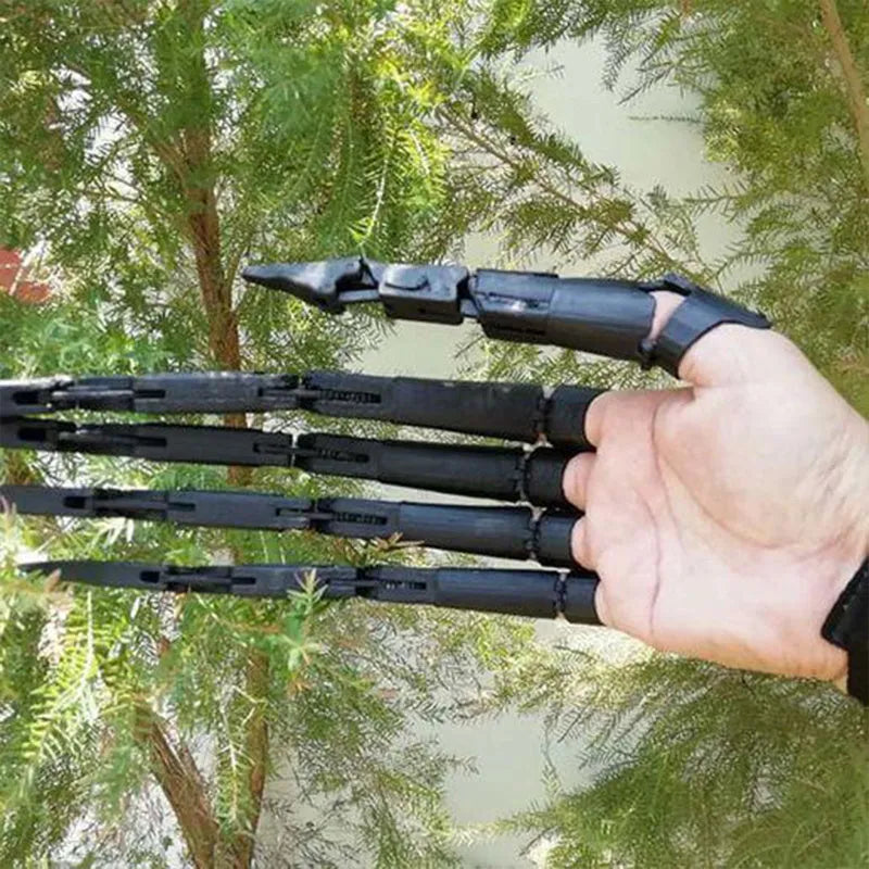 Halloween finger decoration props in latex, black and white paw styles, left right or pair options, OPP bag