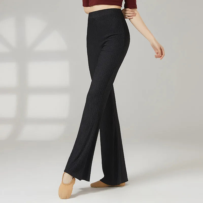 Female classical dance practice trousers in polyester fabric available in five colours with Asian sizing