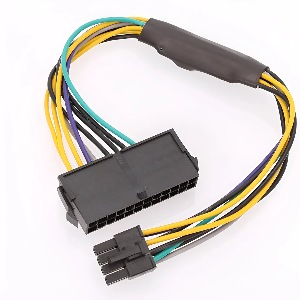 DELL Optiplex ATX 24-pin to 8-pin motherboard power adapter cable, 30cm black
