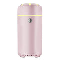 Car aroma diffuser ultrasonic essential oil humidifier USB plastic column 69x69x146mm black colour