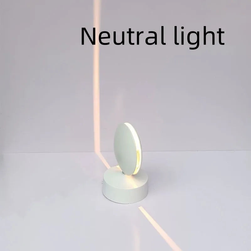 360-degree rotating linear light with RGB remote control in black shell for exhibition display