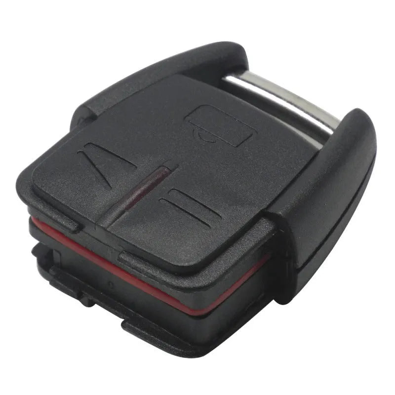 Black plastic Opel three-button remote key shell, 20g replacement casing with three key buttons