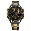 Black smart watch with TFT display, silicone and leather straps, featuring health monitoring and NFC function