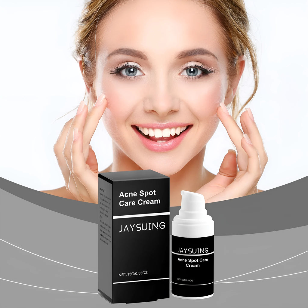 15g tube of hydrating acne cream with mint leaf, tea tree oil and aloe leaf ingredients