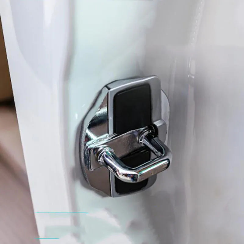 Toyota Prius 2023 TRD door lock cover in silver with 3M adhesive backing for paint protection