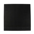 Single sheet of black and red raw rubber for table tennis rackets with a small pimple surface texture.