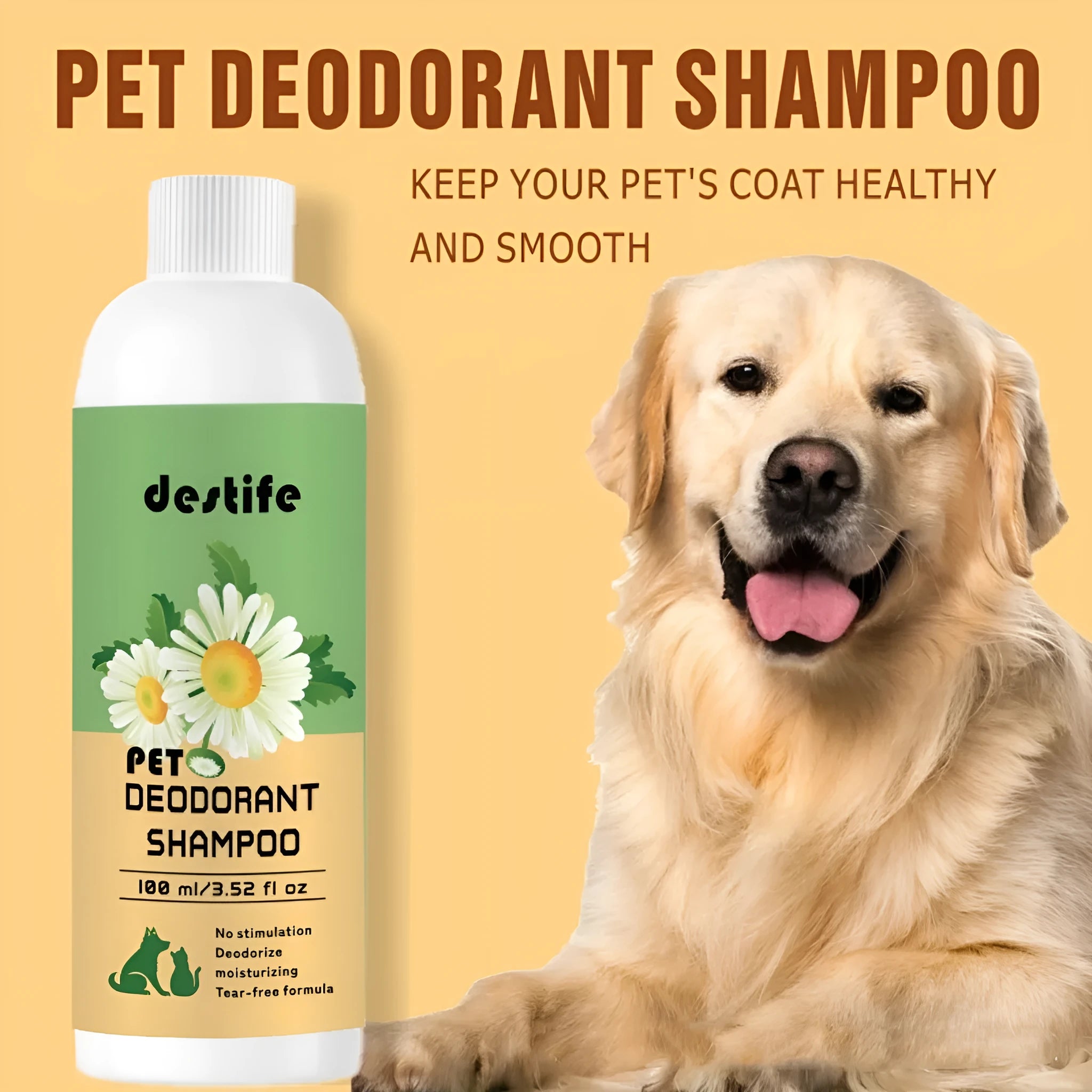 100ml pet shampoo and conditioner bottle for dogs and cats grooming