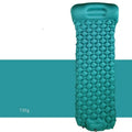 Inflatable camping mat in Lycra composite TPU, 238x68cm expanded, moisture-proof, in Blue, Green, Orange or Peacock Blue