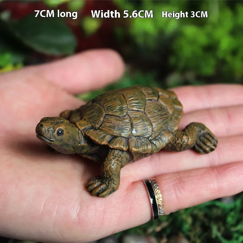 Micro landscape simulation little turtle resin decoration for miniature gardens