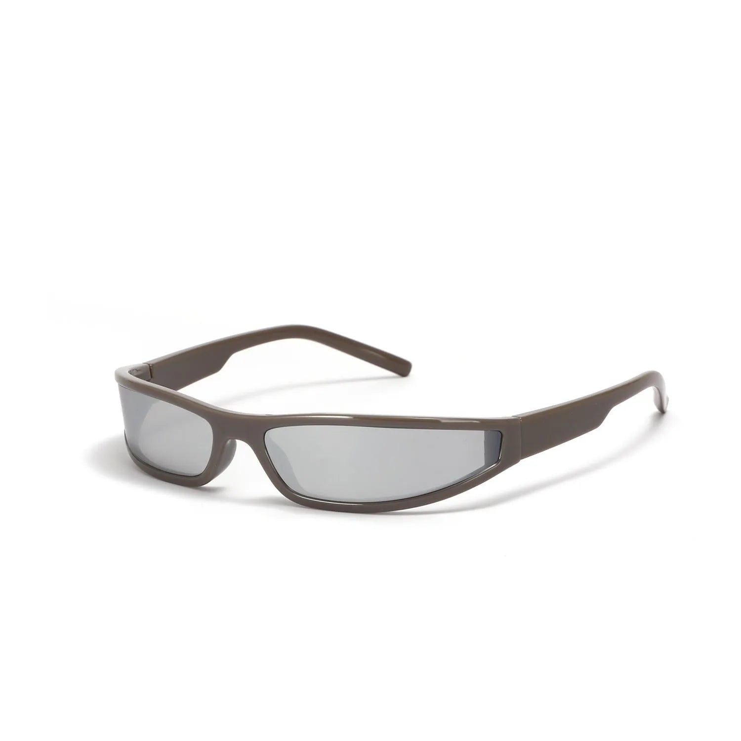 Future style narrow frame sunglasses for women in Mercury colour options including bright black and grey