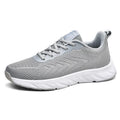 Mesh breathable casual soft bottom shoes for men, round toe, black and white colour, front lace-up