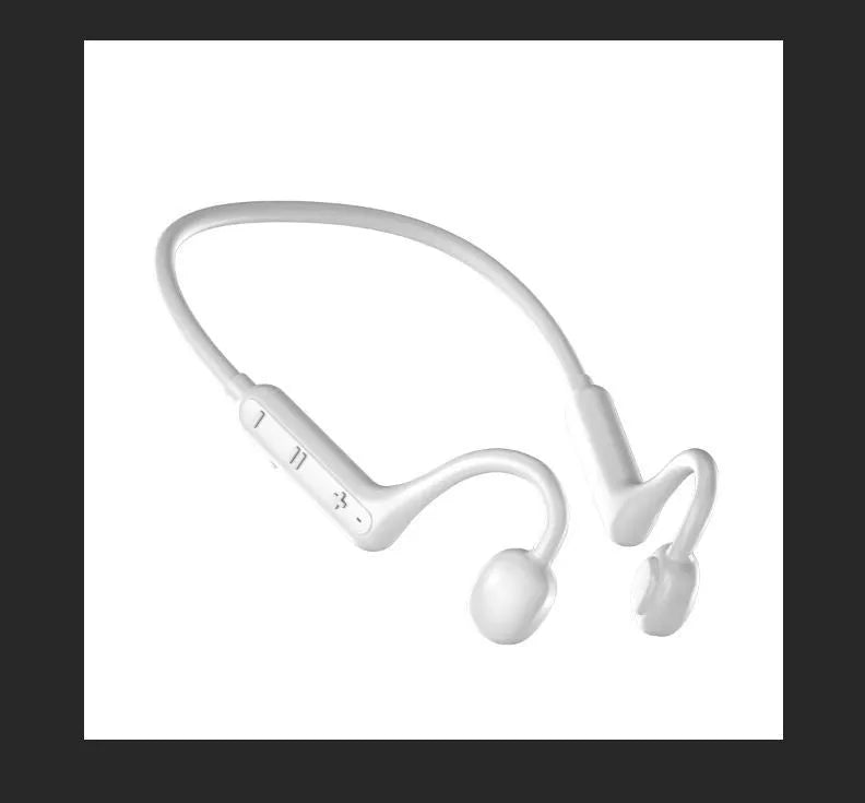 New Air Conduction Bluetooth Headset IPX7 waterproof open ear hanging clip style in KS 15 Black