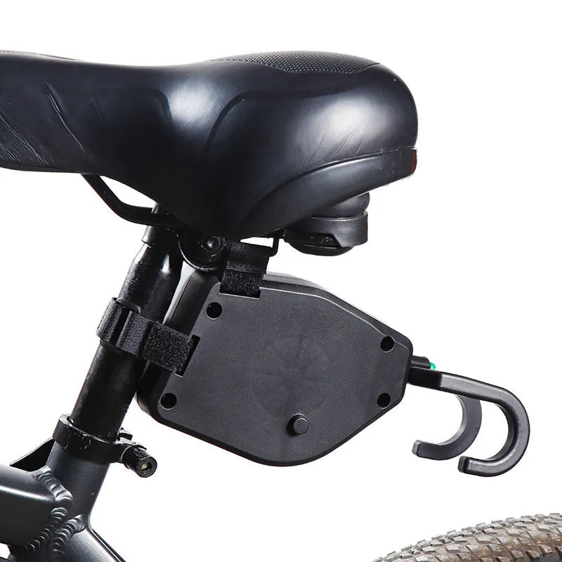 Black plastic resin bicycle trailer rope for mountain bike and parent-child cycling