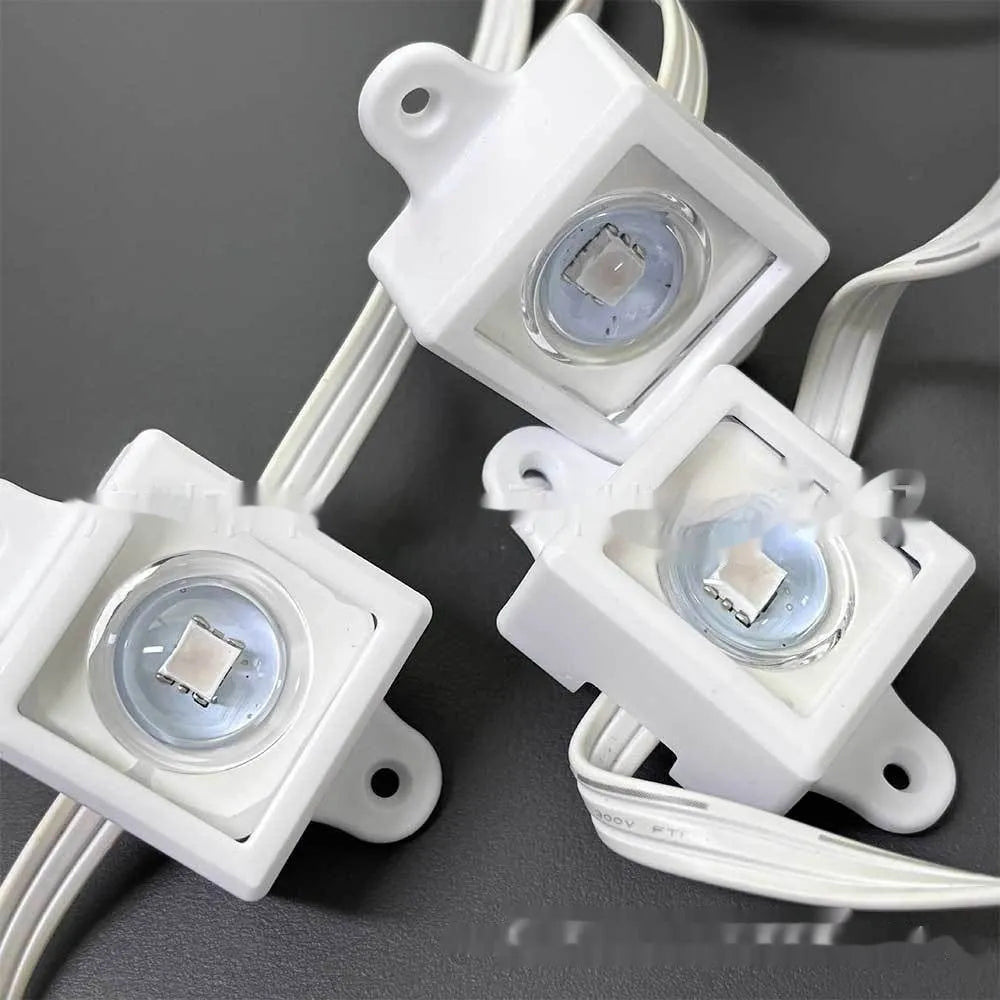 White plastic LED light protective lampshade cover measuring 1.7cm by 6cm