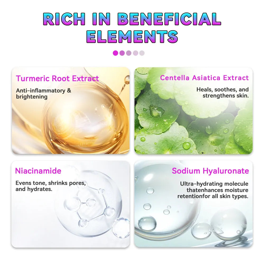 Snail extract facial skincare set with cleanser, face cream, and serum for smooth and moisturised skin